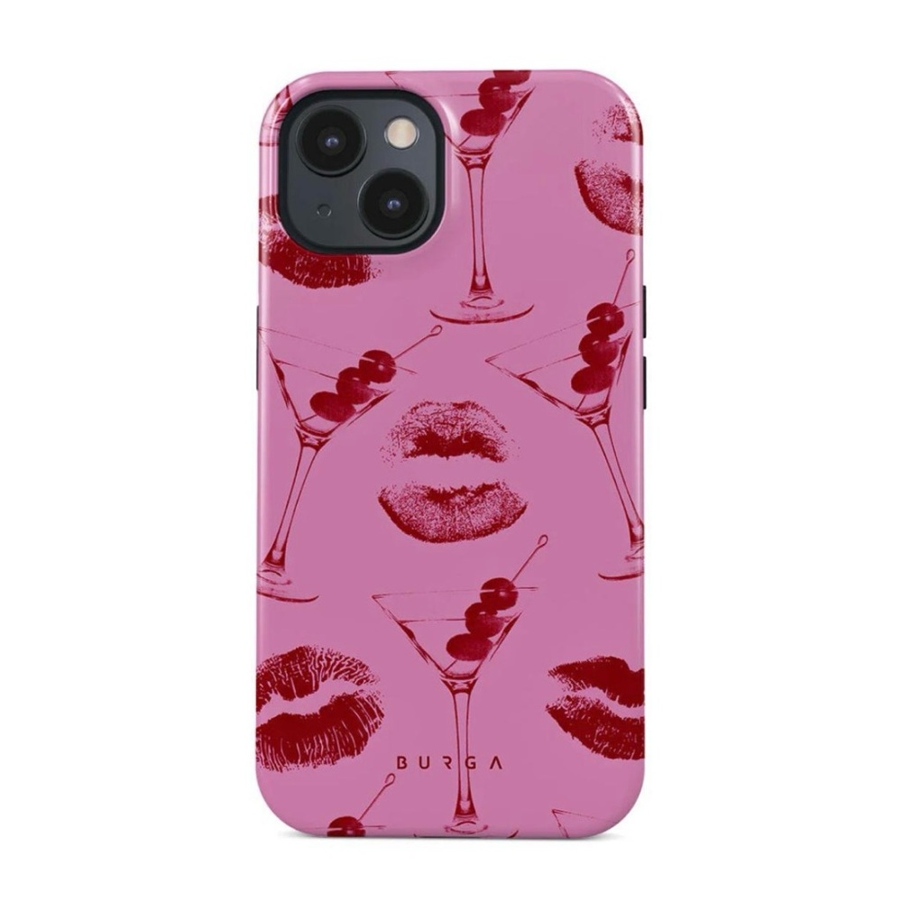 Burga Pink and Red Call Me iPhone 13 Case